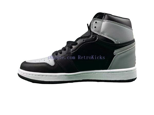 

1s shadow gray black white high shoes basketball sneakers online sale