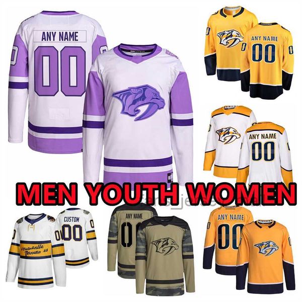 

custom hockey jerseys nashville''predators''mens 52 kevin lankinen 3 jeremy lauzon 75 juuso parssinen 74 juuse aros 44 k, Black;red