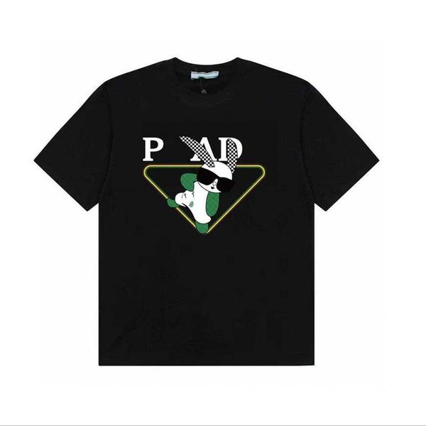 

32% off luxury home summer new letter printing couple t-shirt loose solid round neck short sleeve fashion, White