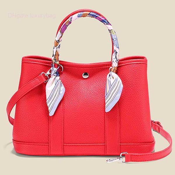 

designer herbag garden party evening 2023 lychee pattern silk scarf one shoulder crossbody fashion street shoot large capacity trendy women&