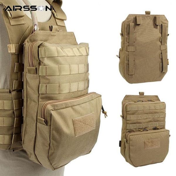 

3l tactical molle bag waterproof hydration backpack outdoor water bag for cs game military combat vest accessories hunting bags t1217s