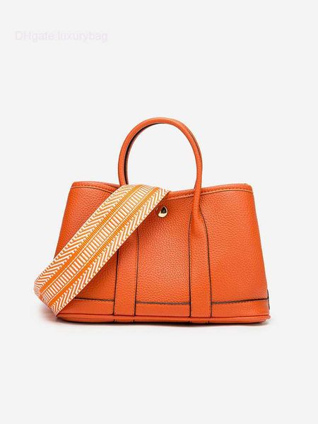 

designer herbag garden party evening women's single oblique cross bucket large capacity tote wide shoulder strap portable big bag pigi