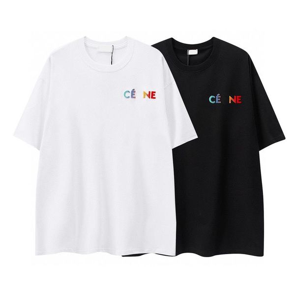 

men's plus tees & polos round t-shirt plus size neck embroidered and printed polar style summer wear with street pure cotton 291y, Black;brown