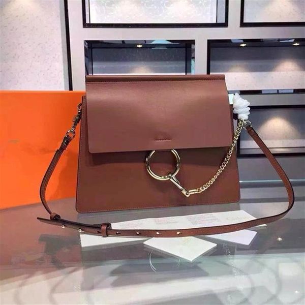 

2022 women lady famous brand clasp chain outdoor bag flap cowskin faye shoulder bag suede genuine leather messenger bags handbag3290