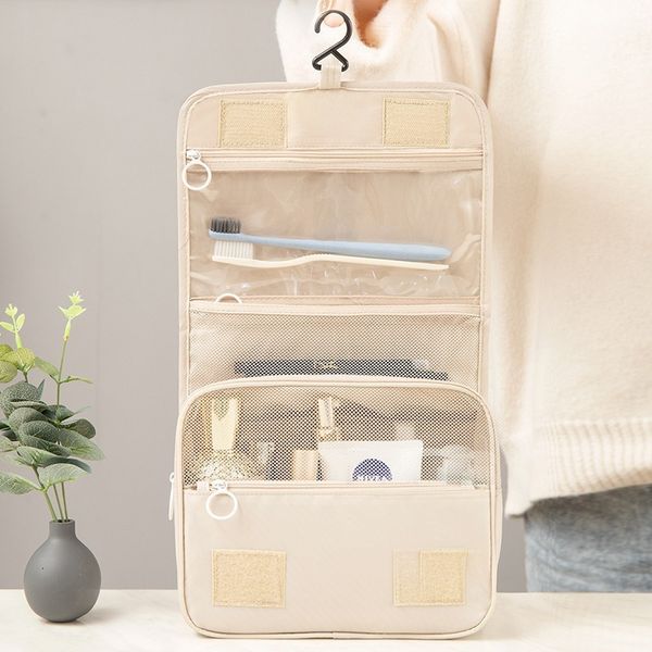 

cosmetic bags cases women makeup travel toiletries organizer waterproof storage neceser hanging bathroom wash 230421