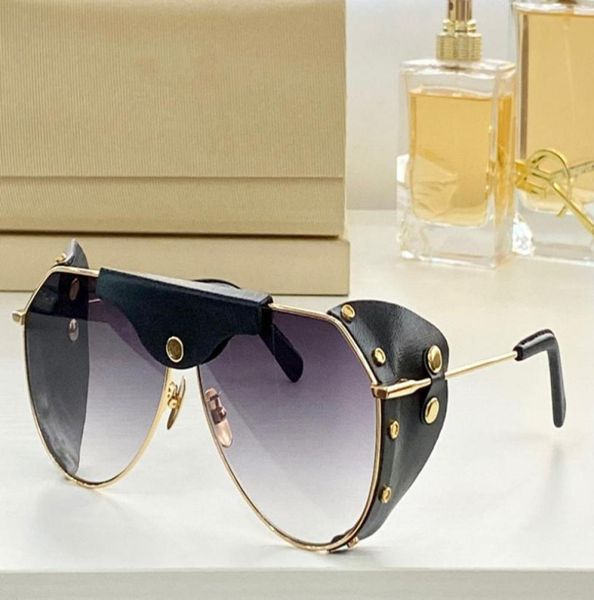 

sunglasses for men women summer 2258 style sunshade antiultraviolet retro plate metal lambskin elements full frame random box5376843, White;black