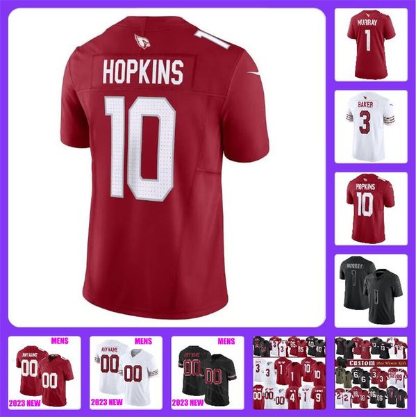 

custom kyler murray arizonas football cardinal jerseys jj watt deandre hopkins budda baker nflyyyyy pat tillman myjai sanders kurt warner ro