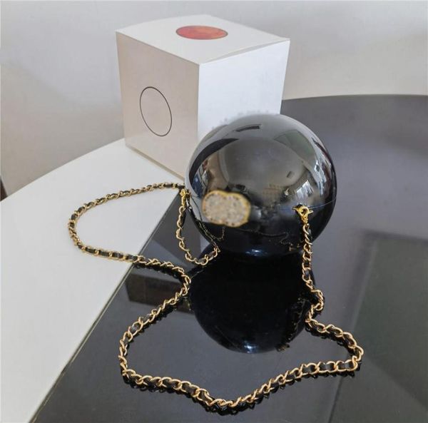 

coco black white pearl circular perfume bag bottle mini flap evening designers duffle the tote bag crossbody shoulder bags luxurys6872082