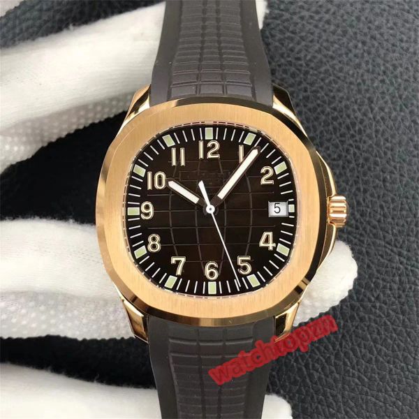 

wy-3k 5167 52023new mens watches upgraded watch 40mm diameter 8.3mm thick 324sc movement sapphire glass mirror dial arabic numerals luminous, Slivery;brown