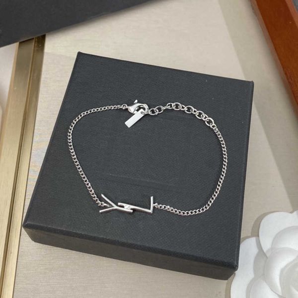 

charm bracelets letter pendants bracelet women designer luxury jewelry silver chains y gold love designers accessories party gifts with box, Golden;silver