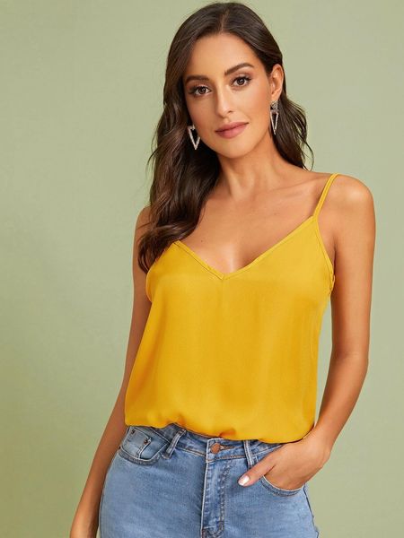 

tanks 2021 summer new sling female vneck sleeveless pullover gray22, Black;white