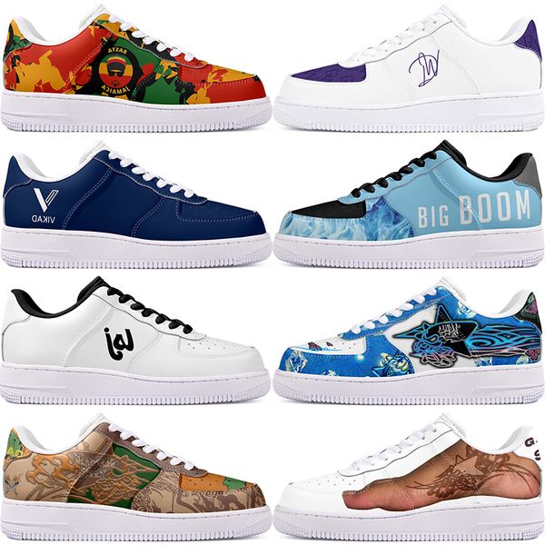 

DIY shoes precious autumn mens Leisure shoes one for precious men women casualplatform sneakers Classic cartoon graffiti trainers comfortable sports 17642