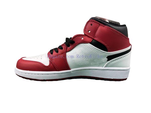 

wholesale 1s og mid chicago retro shoes red black white black basketball sneakers