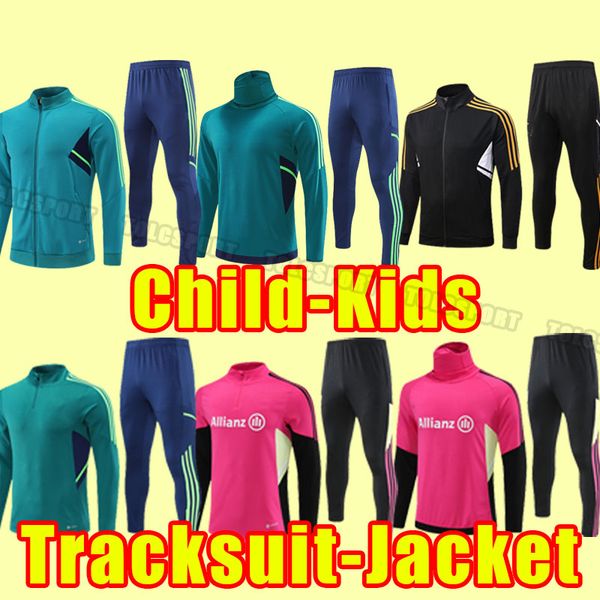 

child kids 22 23 pogba soccer tracksuits di maria vlahovic chiesa locatelli morata de ligt kean maglia da calcio 2022 2023 juventuss footbal, Black