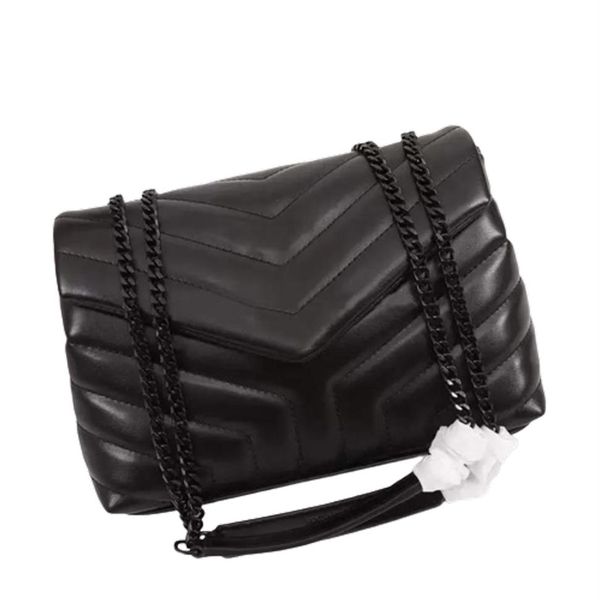 

soft sheepskin evening bags women loulou puffer genuine leather handbag shoulder crossbody bags classic envelope bag chain designe181s