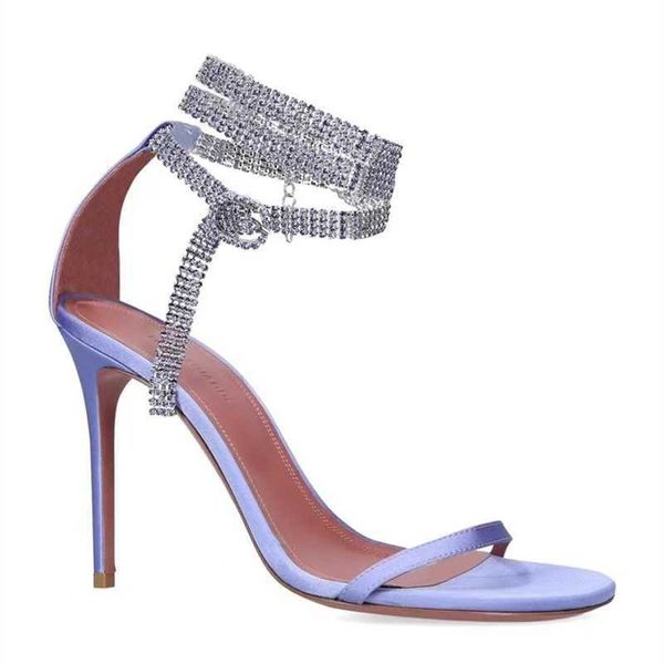 

amina muaddi begum crystal-embellished buckle stain pumps shoes spool heels sandals women's luxury designers dress shoe evening slingba, Black