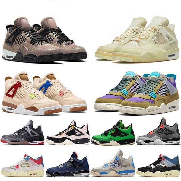 

st quality jorda white x sail 4 jumpman basketball shoes 4s men sneakers manila taupe haze grey bred guava ice infrared rasta encore women t, White;red