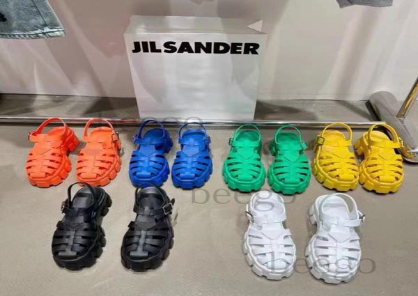 

women sandals shoes womens for sandal luxuries designer platform monolith beach shoe comfortable leisure foam rubber white black r7907267