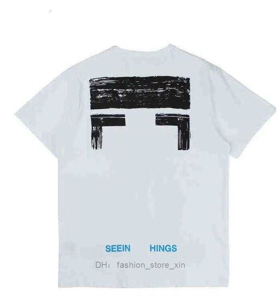 

offes men's new fashion tshirts summer womens designers t shirts loose offs tees brands man s casual shirt luxurys clothing street sho, White;black