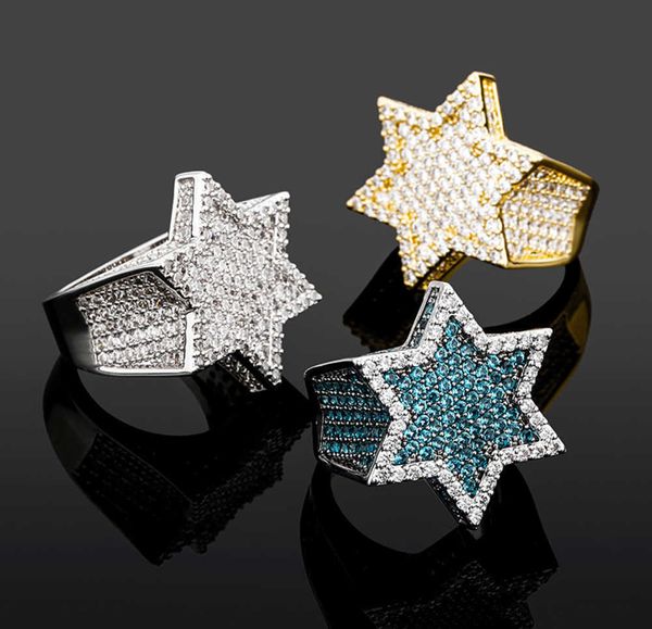 

band rings hip hop cz cubic zircon geometric finger ring 18k band bling baguette diamond rings for women men boyfriend luxury valentine birt, Silver