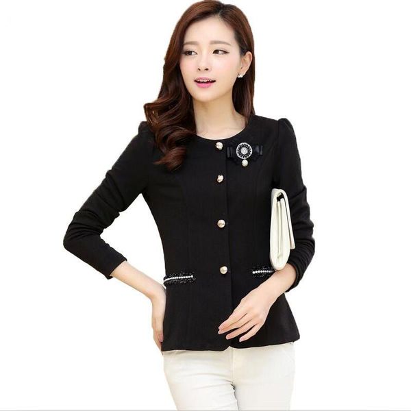 

pants suit women blazer new 2022 suits women blazers short slim spring autumn jacket female coats and jackets black white