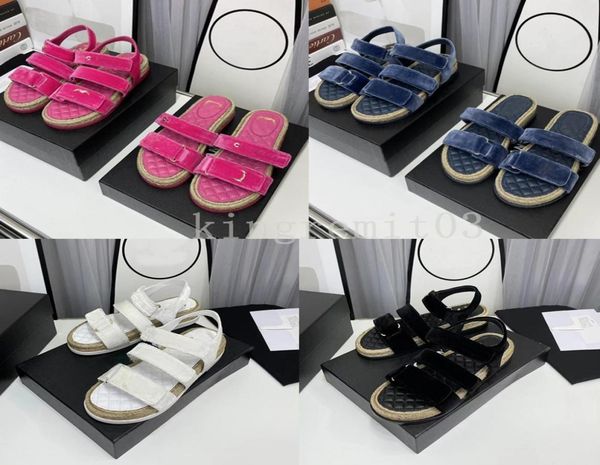 

velvet sandals hemp rope grass sandal women slippers weave summer platform alphabet leather women fashion shoe lace up fisherman s7405851, Black