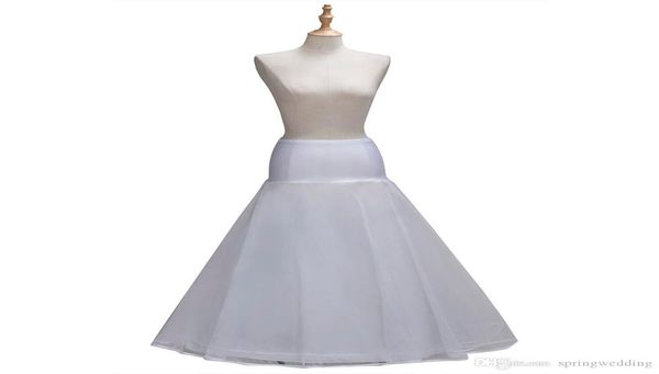 

2018 1 hoop a line one tulle white satin edge wedding petticoat wedding accessories crinoline petticoat wedding skirt cpa13383868156