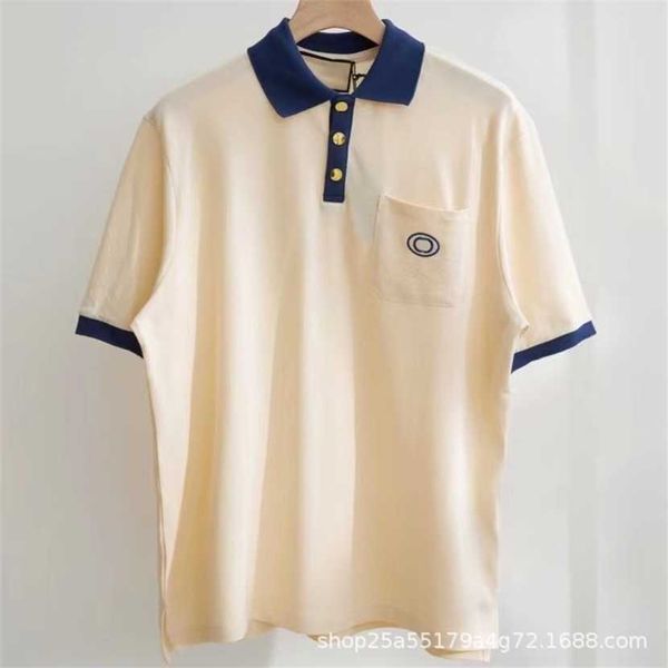 

26% off clothing designer quality correct version of t-shirt star same style short sleeved small zhangzi polo shirt gujia clothes, White;black