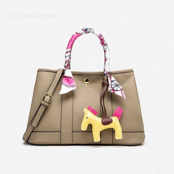 

designer herbag garden party evening women's single oblique cross bucket large capacity tote wide shoulder strap portable big bag
