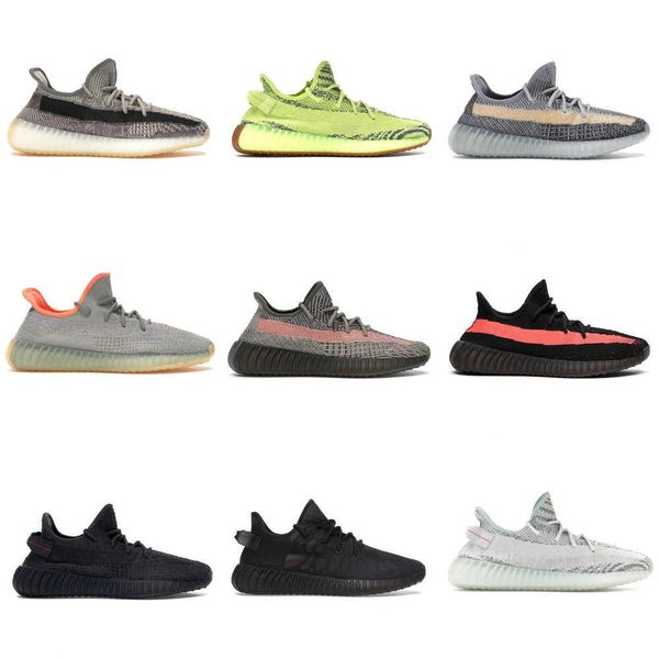 

running yeezzys shoes for men women salt slate zebra oreo dazzling blue mx rock beluga reflective turtle dove bred runners granite grey size