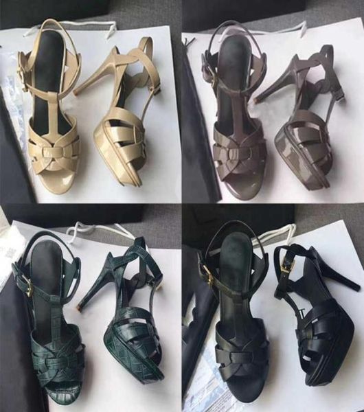 

2022 womens high heels shoes designer heel black gold tone nuede red luxurys socialite women lady fashion sandals size 3541 no239293622