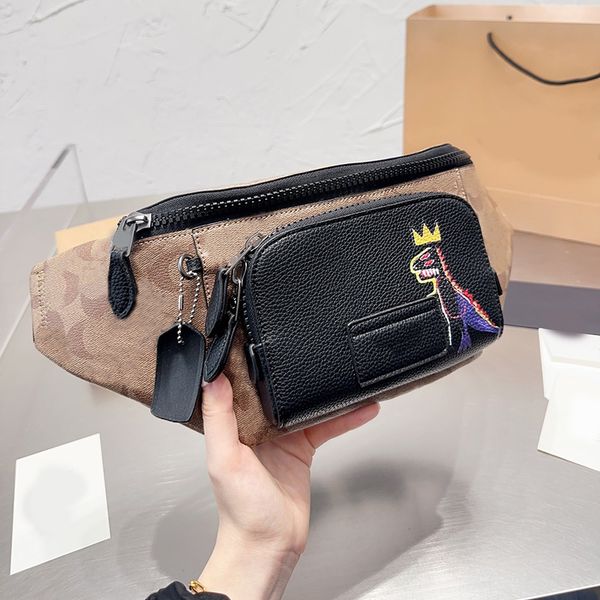 

new brand men crossbody bag luxury designer sling bags fashion womens belt waist bag casual chest bag for female commuter bags d2304221s