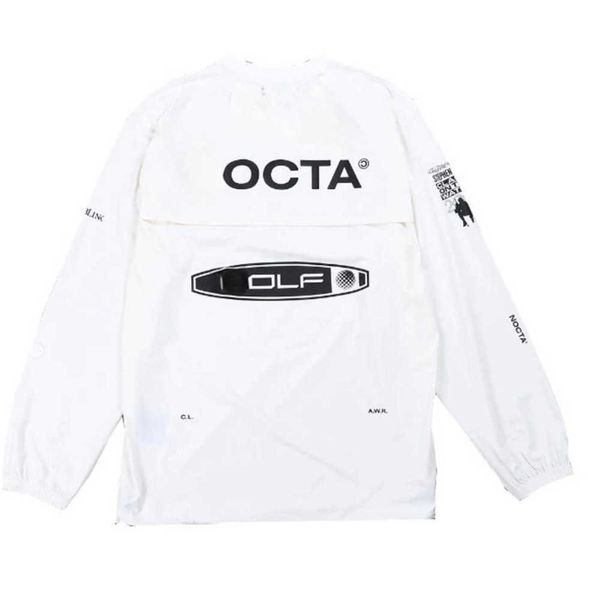 

2023 mens hoodies us version nocta golf co branded draw breathable quick drying leisure sports t-shirt long sleeve round 2022, Black