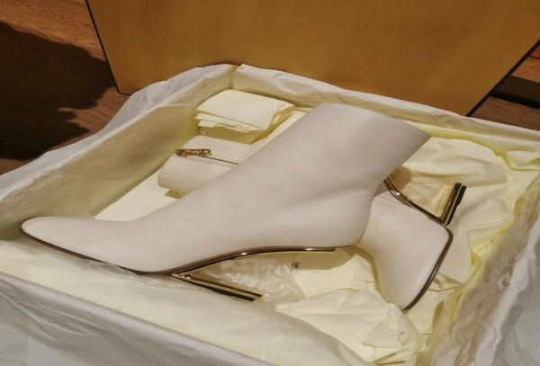 

winter fashion first ankle boots women winter martin booties white black nude leather fshaped rounded toe goldcolored metal comb9058104