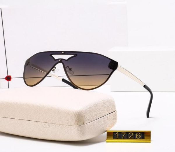 

1726m fashion designer brand sunglasses for men and women travel shopping uv400 protection retro shades pilot9637087, White;black