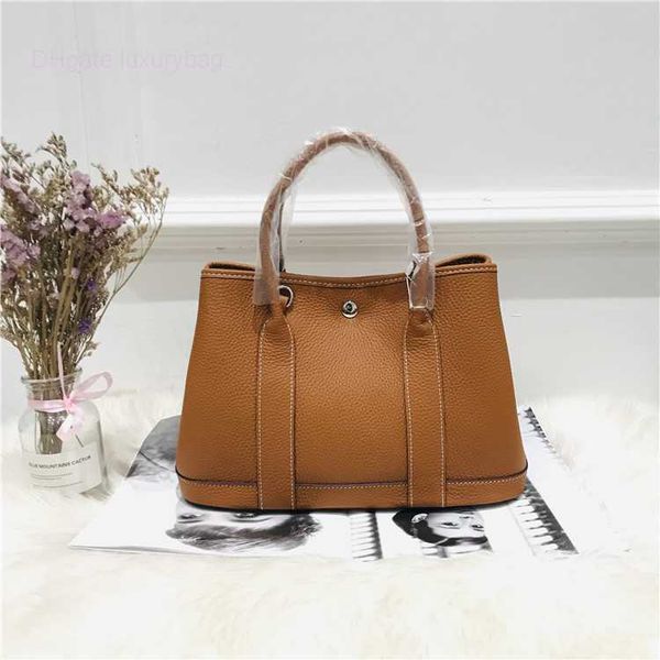 

designer herbag garden party evening 2023 lychee grain women's single shoulder diagonal span portable layer cow leather large capacity
