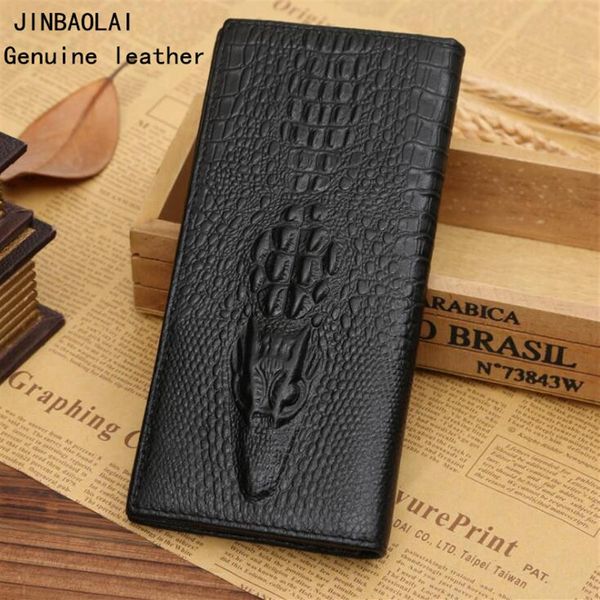

factory whole men handbag first layer leather crocodiles wallet personality leatheres long wallets business leathers purse tre272s, Red;black