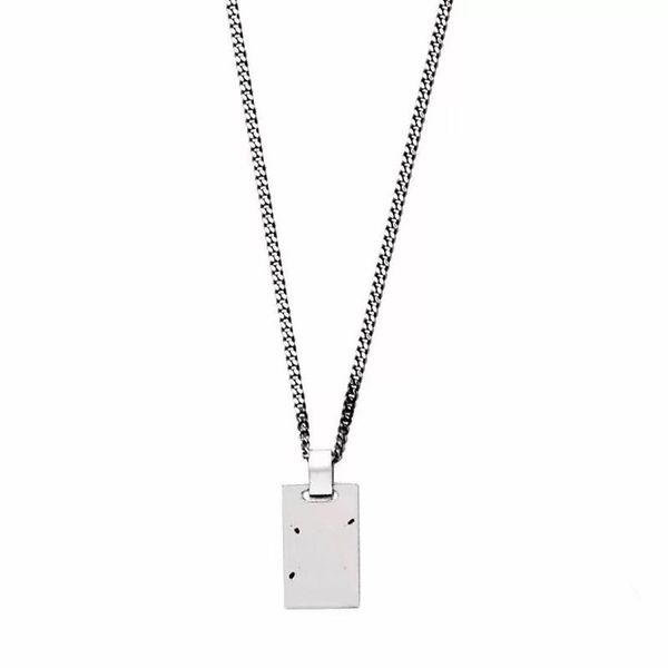 

designer pendant necklace fashion party necklaces for man woman sliver color jewelry h1342s, Silver