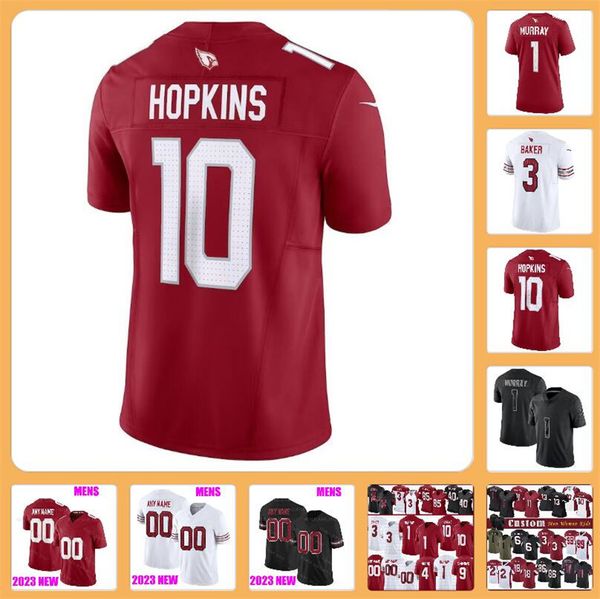 

custom j.j. watt kyler murray tee jerseys arizonas custom cardinal football deandre hopkins budda baker nflllll pat tillman myjai sanders ku, Black