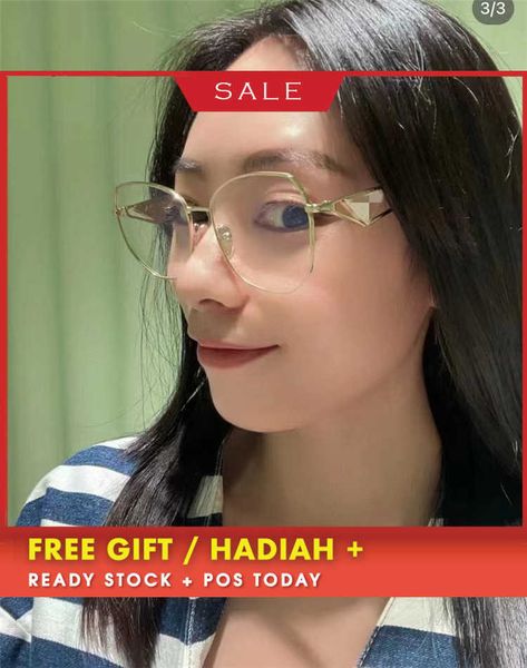

luxury designer vintage sunglasses women new product p family metal eyeglass frame female net red same polygon large thin face 57y sunglass, White;black