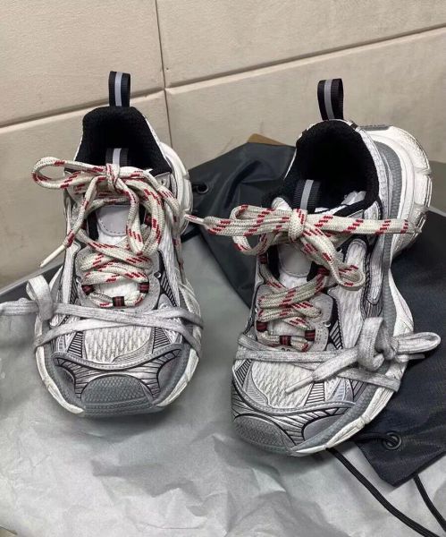 

2023 summer luxury dad sneaker shoes track 9.0 men women retro phantom mesh rm280 trainer nylon personalized shoelaces runner sports eu35-46, Black