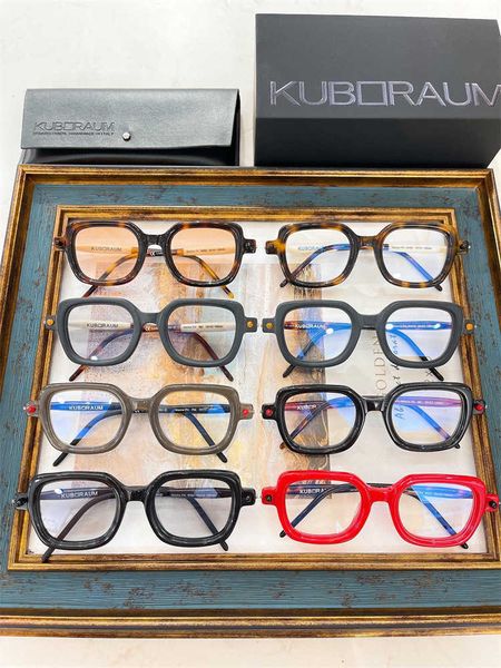 

2023 kuboraum sunglasses p4 flat lens can be matched with myopia, White;black