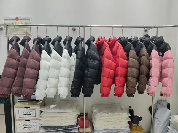 

designer womens classic down coats student casual bread jackets winter brand girls outerwear warm feather clothing, Black