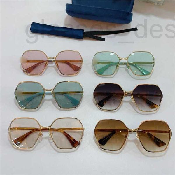 

fashion sunglasses frames designer new sunglasses ni luhan's same metal herringbone hollow out large frame irregular woy5, Black