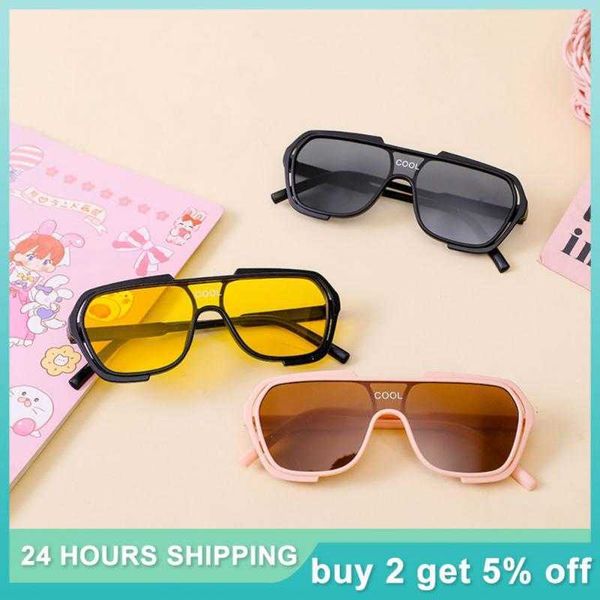 

other fashion accessories eyeglasses uv400 retro for boys girls sun glasses oversized fashion gafas de sol sunglasses for children personali, Silver