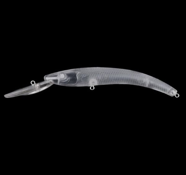 

50pcs 16cm 125g unpainted bait big game fishing lure blank body diy crankbait swimbait fake baits1271388
