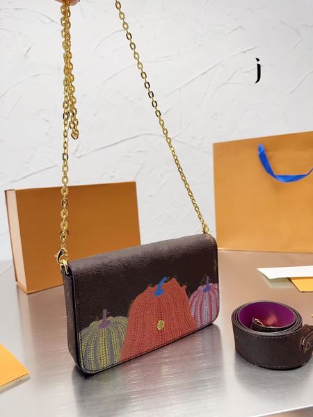 

luxurys designers bags classic handbags women shoulder messenger bag purse woman tote walletpumpkin king ls chain bag