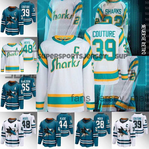 

sharks 2022-23 reverse retro hockey jerseys timo meier san jose tomas hertl logan couture alexander barabanov erik karlsson nick bonino 2, Black;red