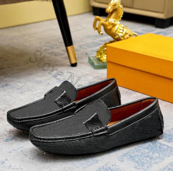 

casual fashion sailing boots shoes luxury mens new loafers dress shoes brand car business slip on flats suede party w2646953, Black