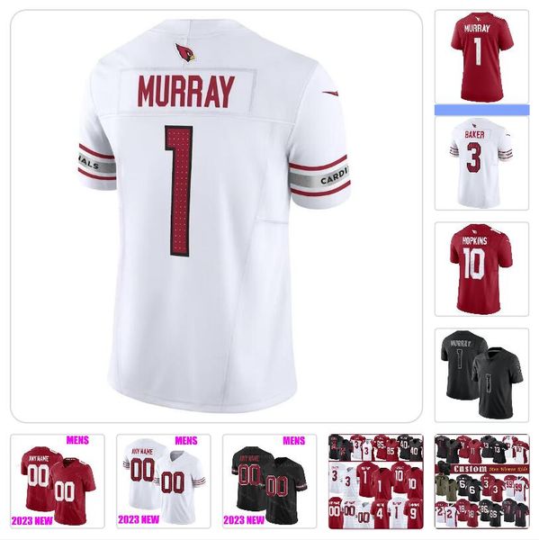 

custom kyler murray arizonas football cardinal jerseys jj j.j. watt deandre hopkins budda baker nflppppp pat tillman myjai sanders kurt warn